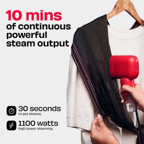 NUUK STROM GO V2 Super Compact and Lightweight Travel Garment Steamer For Clothes | FREE Heat Resistant Travel Pouch | Vertical & Horizontal Steaming | 20g/min Steam | 30 Sec Heat Up - Image 4