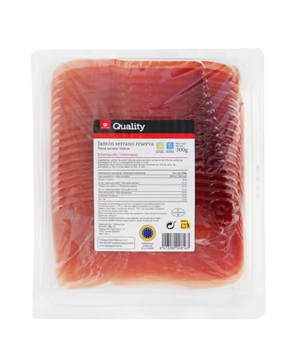 Marca Blanca - Quality - Jamón Serrano Reserva Loncheado, 300g