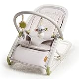 Tiny Love Boho Chic 2-in-1 Rocker with Removeable Toy Bar, Rocking or Stationary Modes and Folds...