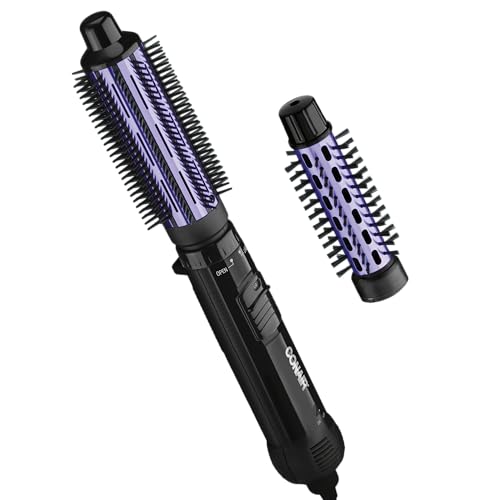 Conair 2-in-1 Hot Air Curling Combo, Includes 1.5-inch Curl Brush and...