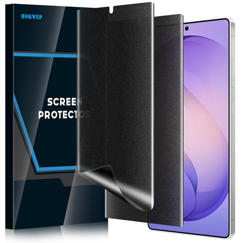 Film Galaxy S26 Ultra Anti-Espion en TPU Souple Mat [Lot de 2] avec Déverrouillage Empreinte