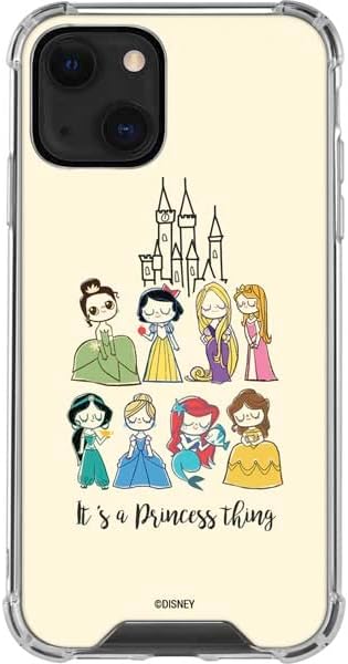 Skinit Clear Phone Case Compatible with iPhone 14 Plus - Officially Licensed Disney Princess Its A Princess Thing Art Design