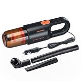 Suds Lab V2 Car Vacuum Cleaner - Professional Deep Clean Kit - Portable 12V DC High Power Handheld Vacuum with Attachments (3 Included) & Carry Bag - Powerful Suction for Wet & Dry (Car, Truck, RV)