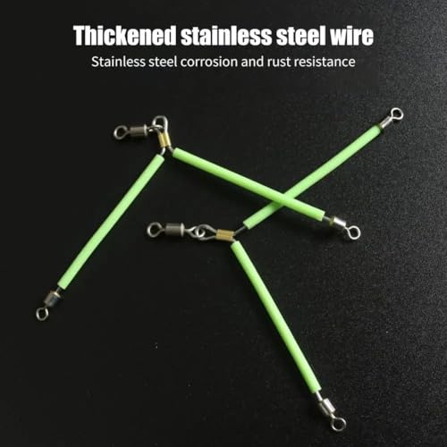 Conectores Luminosos para Pesca 10 Piezas Acero Inoxidable miniatura 5