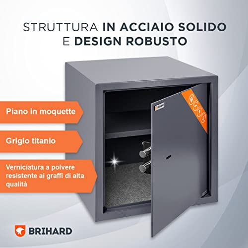 Brihard Business cassaforte con chiave - Scatola
