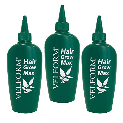 VELFORM - Hair Grow Max - Lotion Qui favorise la Repousse des Cheveux. (3 Flacons de 200 ML) Cover
