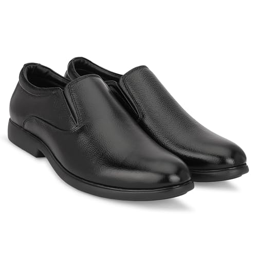 Image of Leatherful Light Weight Genuine Leather Moccasin Shoes IBMC010BL1 | Full Grain Leather | Office | Party | Smart Casual