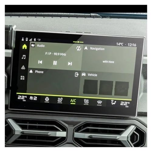 Protection d'écran Dacia Duster en verre haut de gamme pour console 10,1