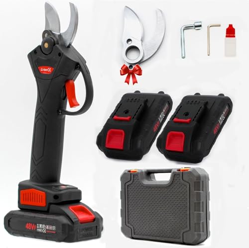 081 Store - Forbice Potatura con 2 Batterie da 48V 2 Lama di...