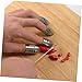 LABRIMP 4pcs Stainless Steel Finger Protectors for Safe Cutting Kitchen Tool for for Slicing and Dicing Essential Cooking Accessory
