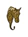 Tack Room Studio Brass Horse Head Hanger (Brass)