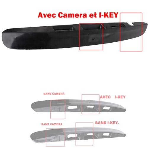 Poignée de coffre Nissan Qashqai J10 hayon arrière 2007-2014 remplace OEM 90812JD20H