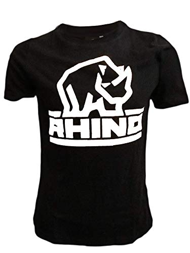 Rhinio Chariot T shirt, Senior, Black/White, X-Small