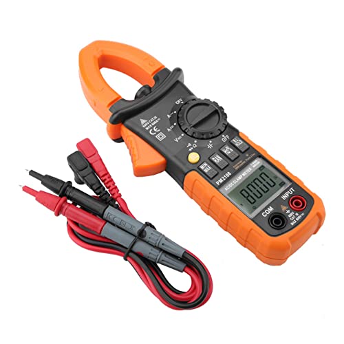 Multímetro de pinza digital Brilluxa PM2108A para medición de corriente AC/DC, voltaje y resistencia miniatura 1