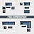 SUNLEI 5 Piece Outdoor Patio Furniture Set with Fire Pit Table, Silver PE Rattan Wicker Conversation Sofa Set with Blue Cushions, All Weather Sectional Patio Couch for Backyard, Deck, Garden, Porch