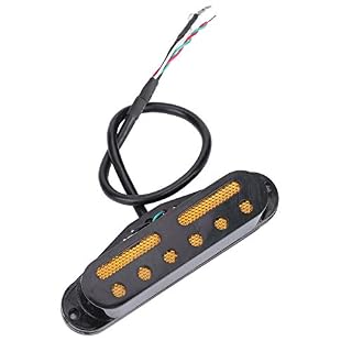 Dilwe 3Pcs / Set Simple Bobine Pick-up chevalet SSS Pickup Micro Accessoires pour St Style Guitare - Les Beatles, Paul McCartney, John Lennon, RIngo Starr, George Harrison Dilwe 3Pcs / Set Simple Bobine Pick-up chevalet SSS Pickup Micro Accessoires pour St Style Guitare – Image 5
