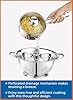 1 qt Oven Safe Stainless Steel Saucepan with Straining Lid - Effortless Straining & Pouring, Even Heat Distribution, Dishwasher Safe & Versatile for Home Kitchen Sauces, Melting & Small-Batch Cooking #5