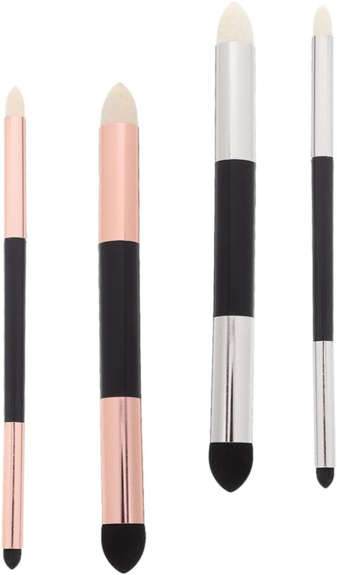 TIDTALEO 4pcs Artist Blending Pens Double Headed Sponge Brush Drawing Tools for Students and Artists, Washable Plastic and Felt Material, Effortlessly Erasing Unwanted Lines in Art Classes