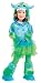 Fun World Costumes Baby Girl's Monster Miss Toddler Costume, Blue, Large (3T-4T)