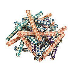 Attrape doigt tressé coloré pour garnir les piñatas et sachets de bonbons d'anniversaire