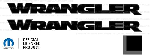 Miniatura 2 de Decal Mods Wrangler Hood - Calcomanía de vinilo gráfica para Jeep Wrangler JK/JL/JT (2007-2024), color negro con contorno rosa intenso FBHPO