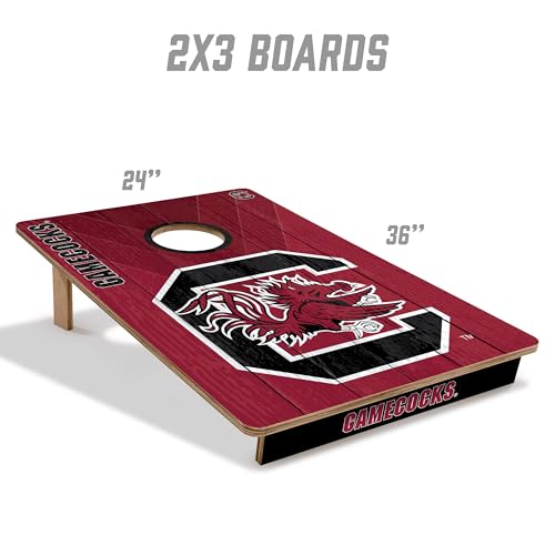 YouTheFan NCAA Syracuse Orange 2’ x 3’ Wood Cornhole Game with Logo Bags by YouTheFan - Image 5