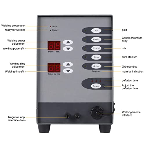 Ribasubb Automatic Cnc Spot Welding Machine, Handheld Laser Welding Machine Portable For Metal, 110V / 60Hz Permanent Jewelry Welder Kits Weldable Solid Gold, Aluminum, Titanium Welding #TOP3