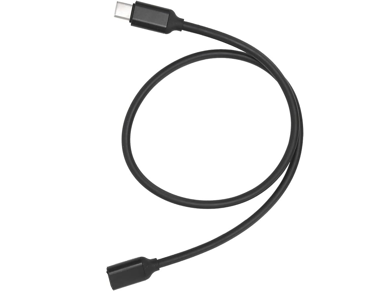 Coverzone 50cm Type-C Uzatma Kablosu – 60W Hızlı Şarj ve 3A Akım Destekli USB-C Erkek Dişi Kablo | 24Pin 56K Dirençli Dayanıklı | Laptop, Tablet ve Telefon ile Uyumlu (50cm) | ZR73