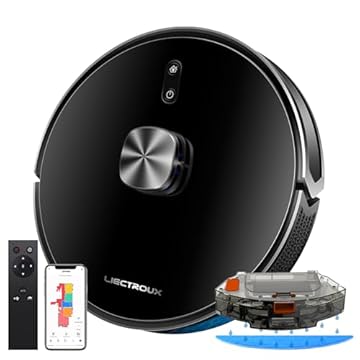 Robô Aspirador Liectroux XR500 Pro 3 em 1 Aspira Varre Passa Pano Com Aplicativo Compatível Com Alexa e Google Mapeamento Inteligente Salva os Mapas Bivolt