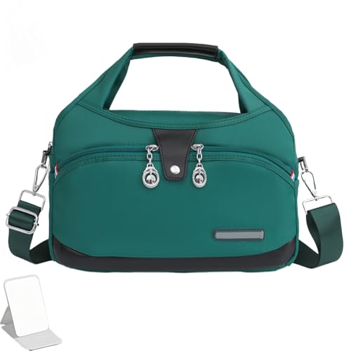 Blaciokamith Soft-Side Lightweight Underseat Tote Bag – Multi-Pocket Waterproof Anti-Theft Crossbody Handbag