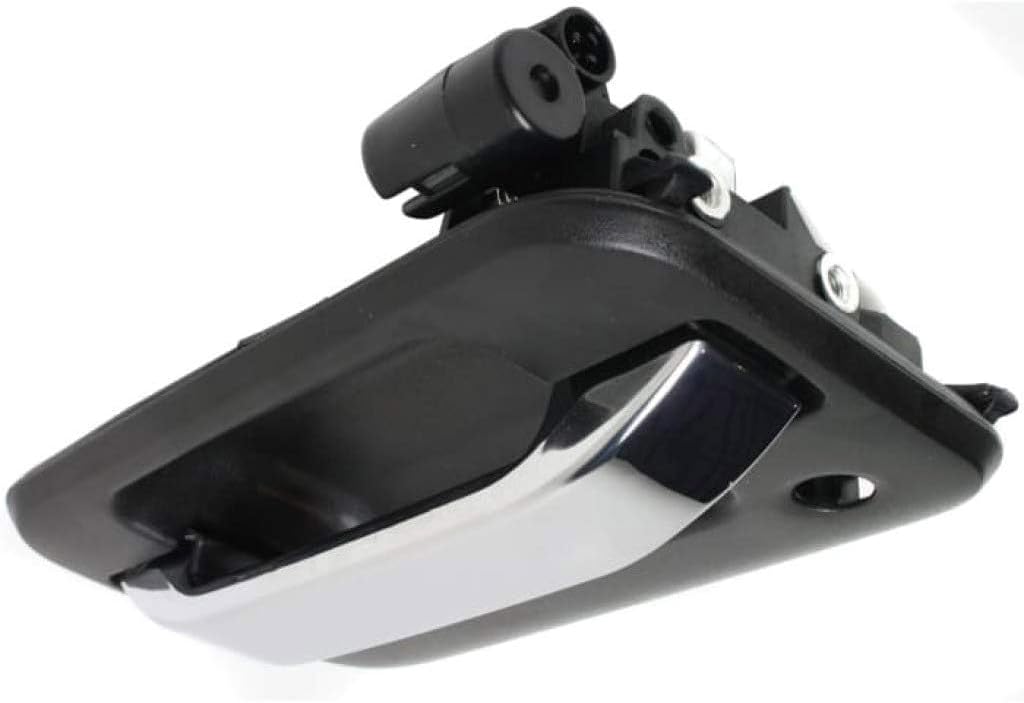 Exterior Door Handle Front Left (Driver) Black and Chrome; w/Keyhole Compatible with Lobo (Mexico); F-150 2004 2005 2006 2007 2008 2009 2010 2011 2012 2013 2014 80201 9L3Z1522405BA 4L3Z1522