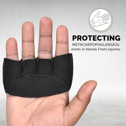 Image of DSC Neoprene Protakt Cricket Fielding Gloves for Mens, Size - Mens, Black