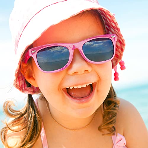 Image of TUPARKA 12 Pack Kids Sunglasses in Bulk Kids School Party Goody Bag Fillers for Birthday Party Beach Pool Party