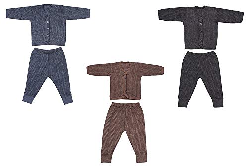 Image of FOCIL KIDS WINTER WEAR THERMAL FULL SLEEVES BODY WARMER TOP AND PYJAMA SET FOR BOYS & GIRLS