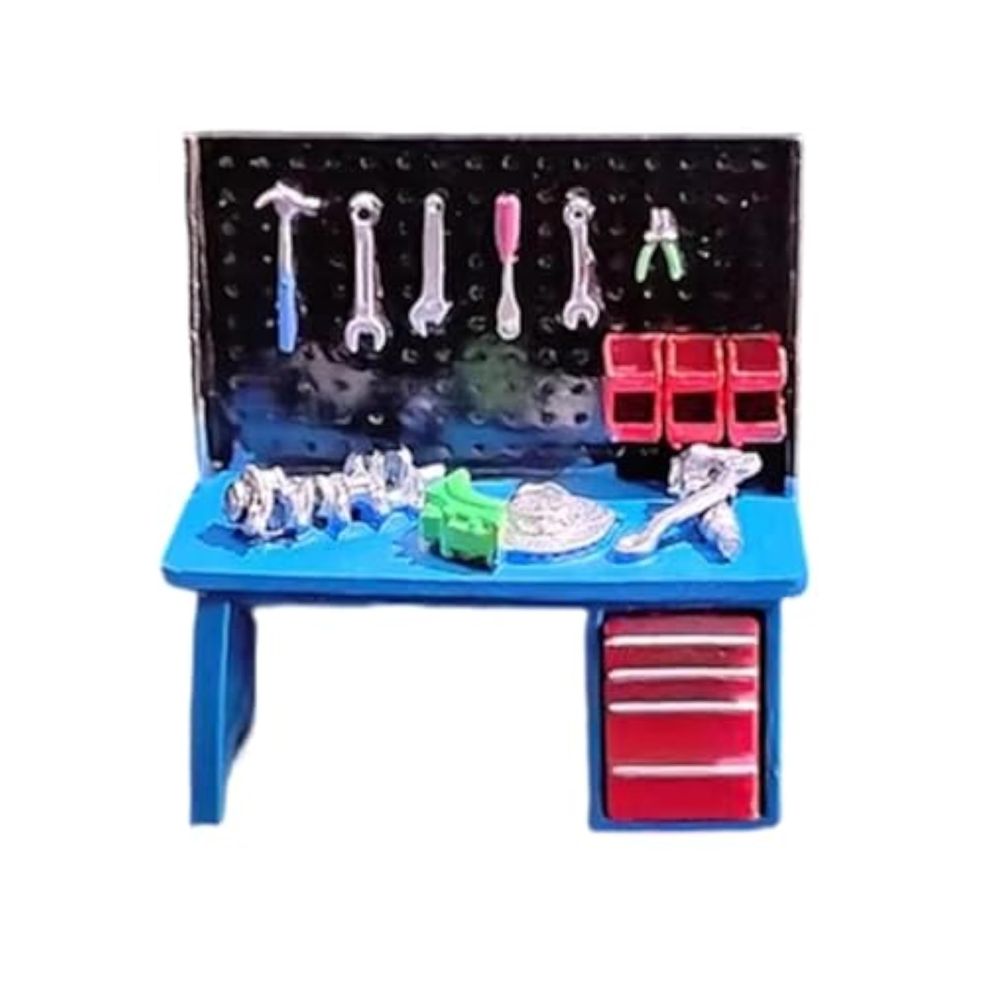 1/64 Mini Tool Table Model Collectible Dollhouse Accessory