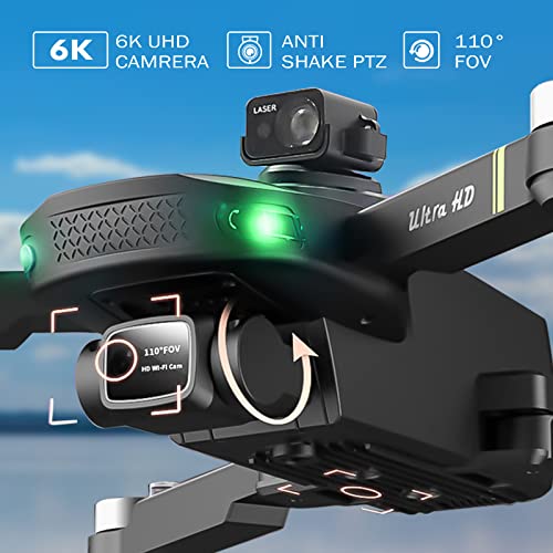 New Drone Pro Obstacle Avoidance Gps Drone With 4K Eis Camera For Adults Beginner Professional Foldable Fpv Rc Quadcopter With Brushless Motor, Auto Return Home, Selfie, Follow Me, Waypoints Fly , Circle Fly, Auto Hover, Headless Mode With Carrycase (Gd93 Promax) #TOP5