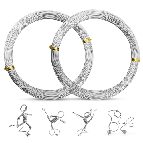 Filo Di Alluminio Per Fai Da Te - 1mm E 0.8mm X 30m, Modellabile Per Gioielli E Decorazioni - Foto 9
