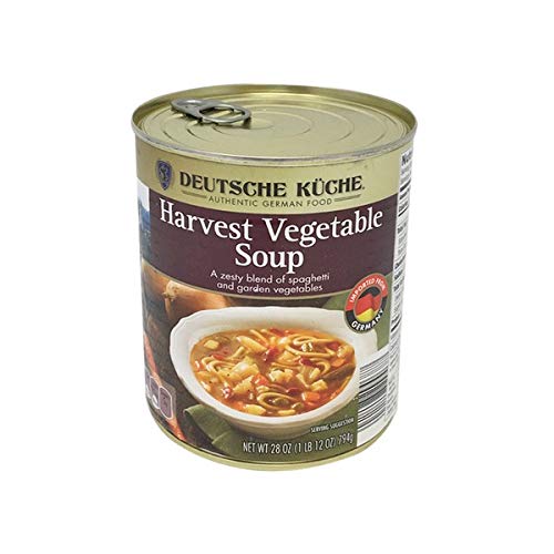 Deutsche Küche Authentic German Food Zesty Blend Harvest Vegetable Soup - 1 Can (28 oz)