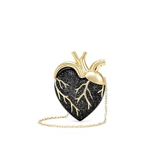 JW PEI Women’s Maren Artificial Crystal Heart Shaped Bag