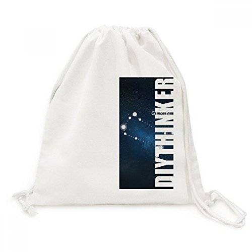 Sac gémeaux constellation en toile un cadeau astrologie unique pour proche