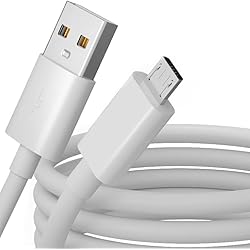 Cargador Huawei Y6 PH26 - Cable micro USB compatible con Huawei P Smart/P Smart 2019/ P Smart 2020/ P8/ P8 Lite/ P8 Lite 2017/ P9 Lite/ P10 lite/ Y6 2019/ Y9 2019 - Carga rápida - Transferencia de datos - Cable de 1