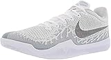 Nike Men's Kobe Mamba Rage Basketball Shoes(8, White/Black/Pure Platinum)