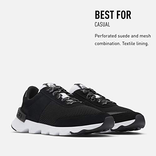Sorel Women's Kinetic Lite Lace Sneaker - Casual - Running And Walking - Black - Size 8.5 #TOP2