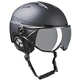 uvex skihelm visier test CLEVERE DETAILS - Der Skihelm für Damen & Herren mit Helmhülle besitzt vielseitige Halterungen, praktische Stirnlampen- & Skibrillenhalterung. 4 von den 8 Lüftungsschlitzen sind einstellbar