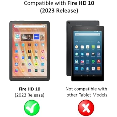 Anti-Glare Screen Protector (2 Pack), for Amazon Fire HD 10, (13th Gen, 2023 release)