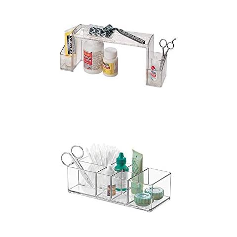 iDesign Med+ Hochbau Tabletten Organizer, Sortierkasten aus Kunststoff Cover