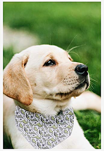 Aring Pet Dog Bandana, Cotton Dog Bandanas Dog Triangle Bibs Scarf For Small To Large Dogs And Cats (Large, Dinosaur) #TOP4