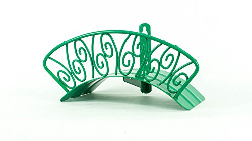 Yard Butler Deluxe Heavy Duty Wall Mount Hose Hanger Holds 125’ Of 5/8’ Hose Solid Steel Extra Bracing Spiral Design IHCWM-1SPIRALG GREEN