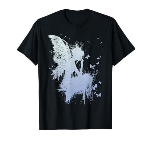 Fairy Grunge Dark Fairycore Aesthetic Pixiecore Mythpunk T-Shirt