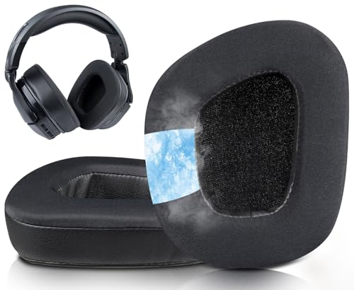 SOULWIT Cooling-Gel Earpads Replacement for Turtle Beach Stealth 600 Gen 2 USB/MAX, 600 Gen3 PC/PS/XB, 500 XB Wireless Headset, Ear Pad Cushions with Noise Isolation Foam - Black